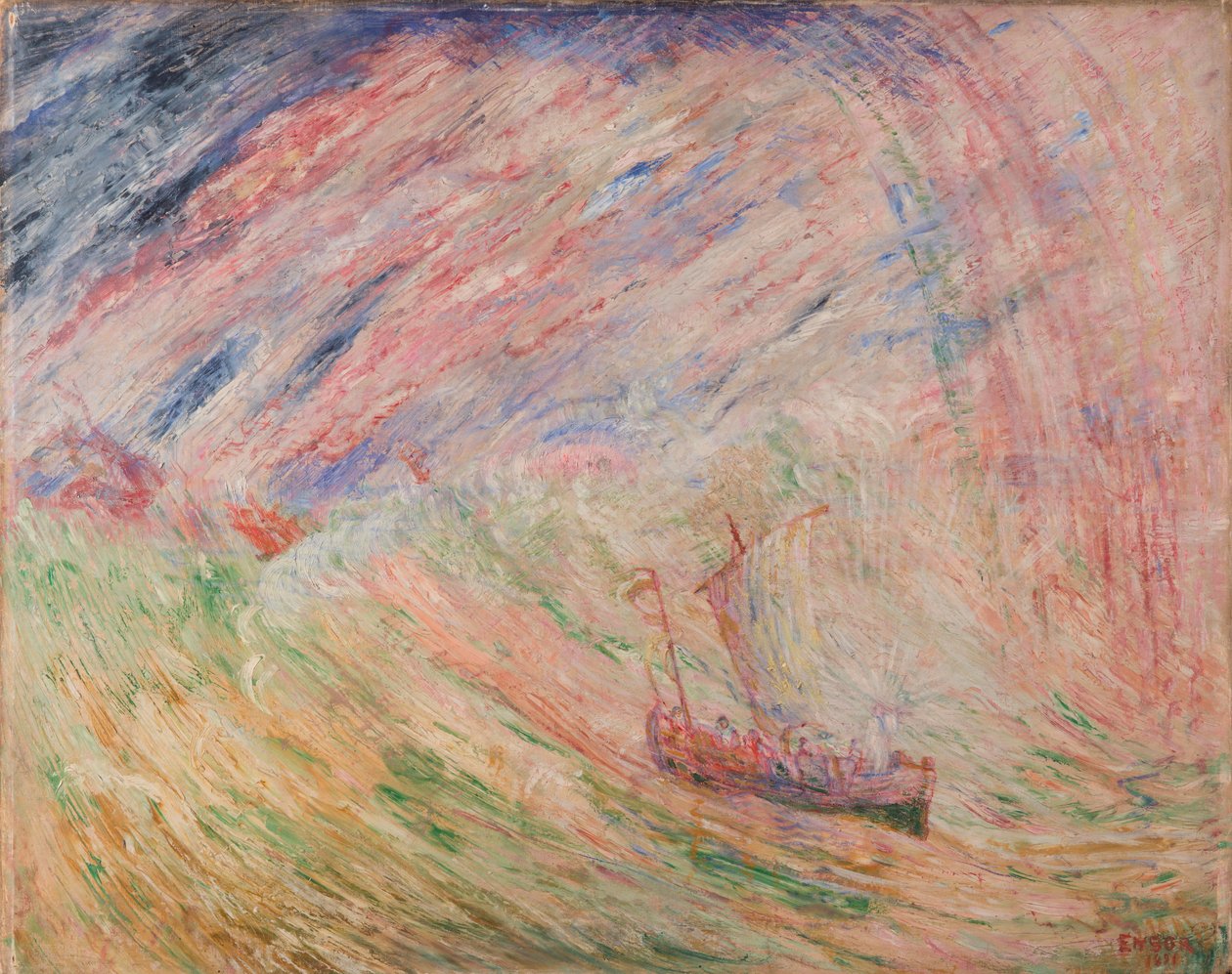 Cristo che calma le acque da James Ensor