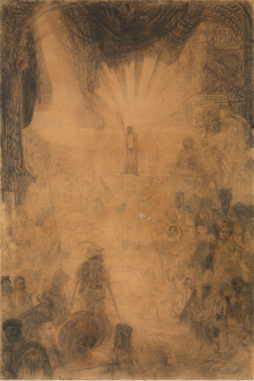 Christus dem Volk gezeigt da James Ensor