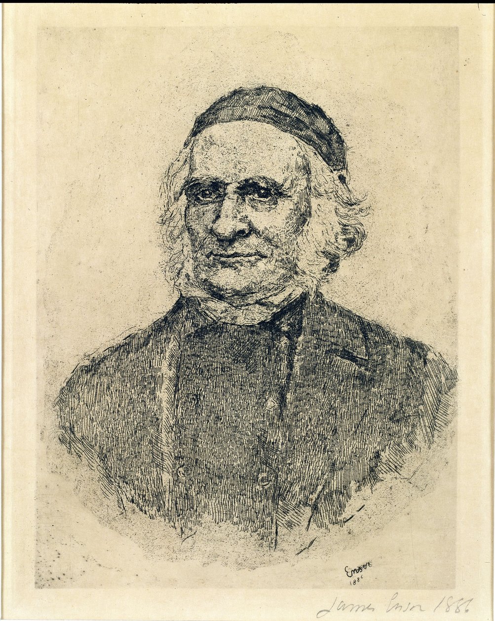 Il micologo scandinavo Elias Magnus Fries da James Ensor
