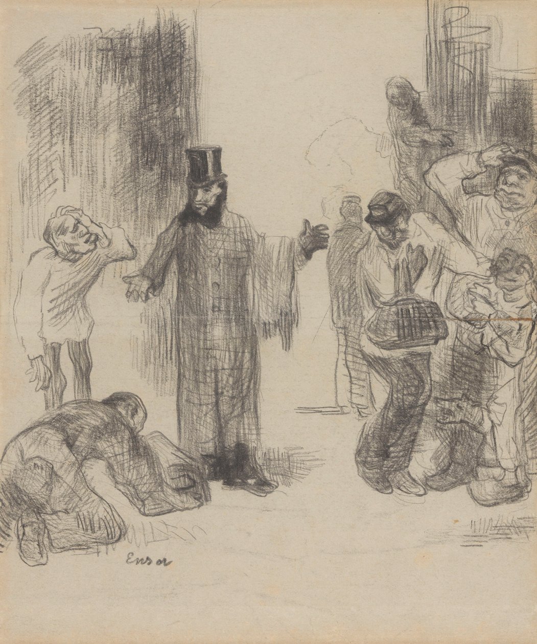 I portatori di pacchi da James Ensor