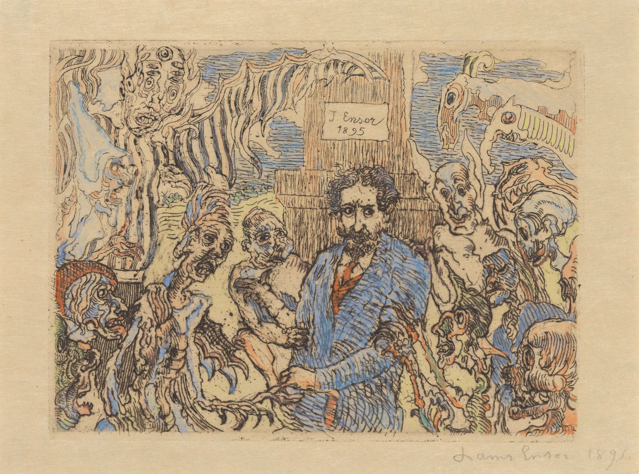 I demoni mi prendono in giro da James Ensor