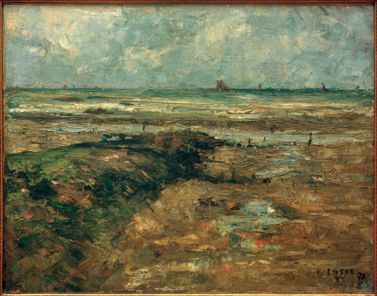 Il frangiflutti da James Sidney Ensor