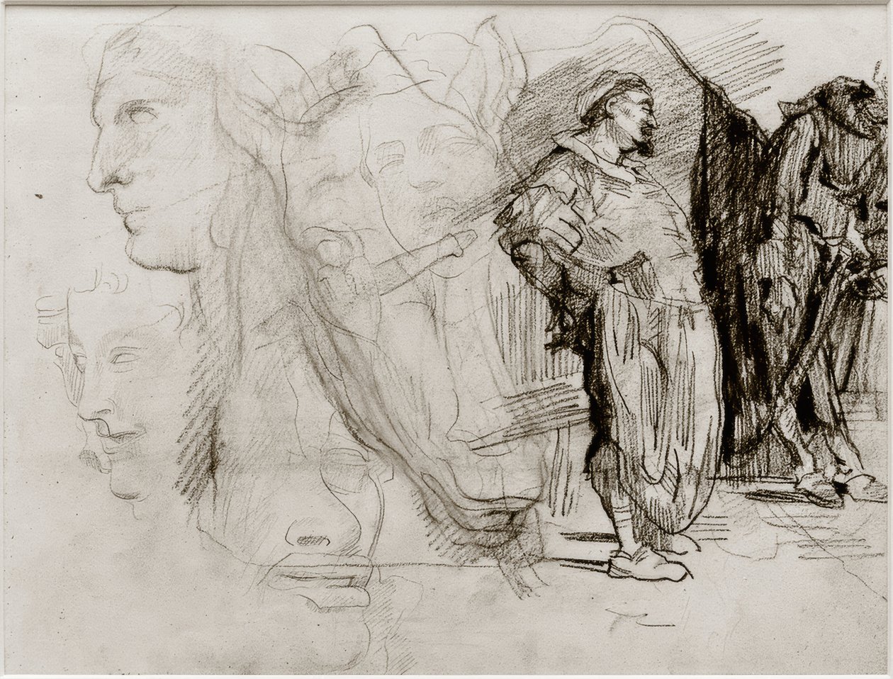 Don Chisciotte e testa di cavallo da James Sidney Ensor
