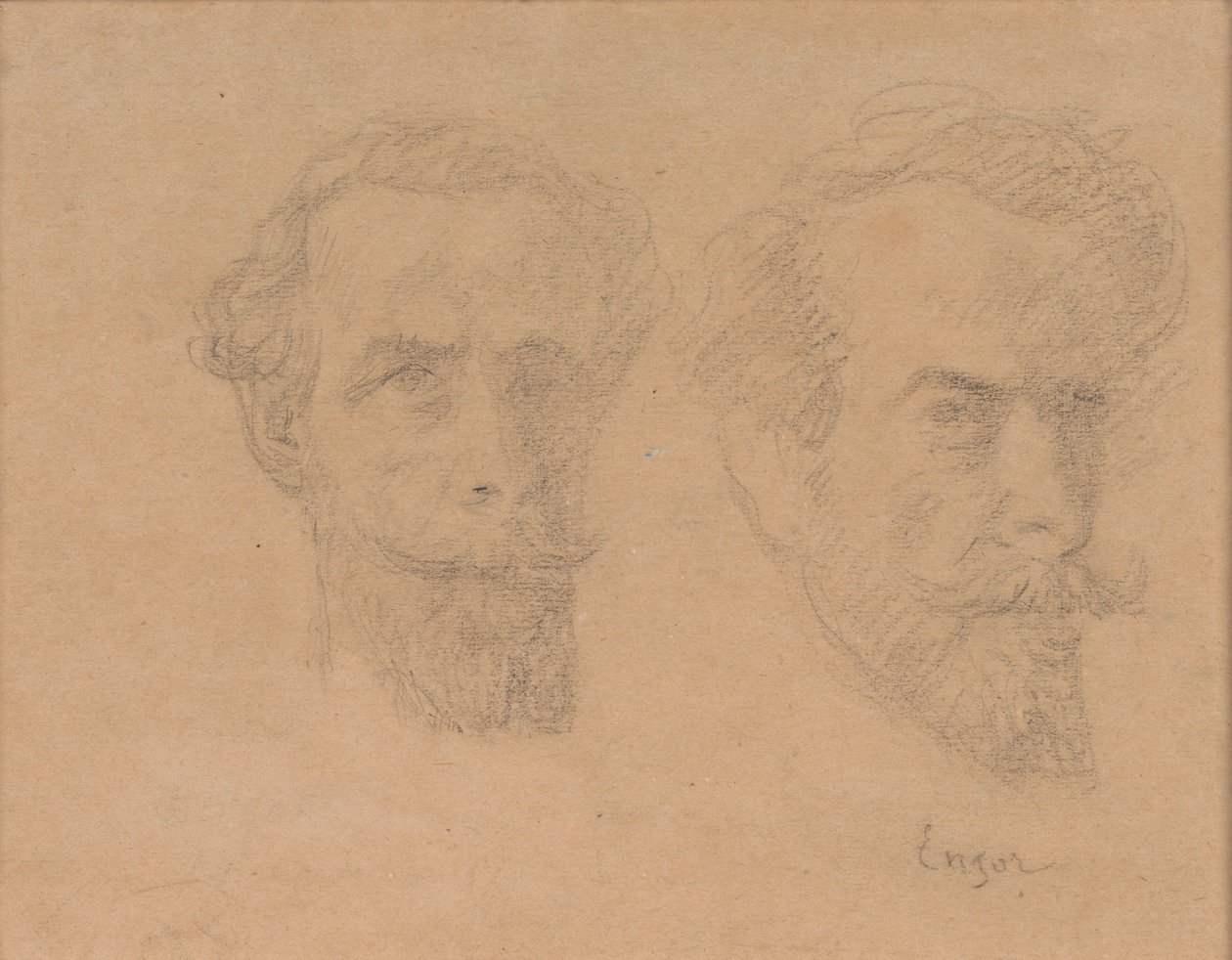 Doppio autoritratto da James Ensor
