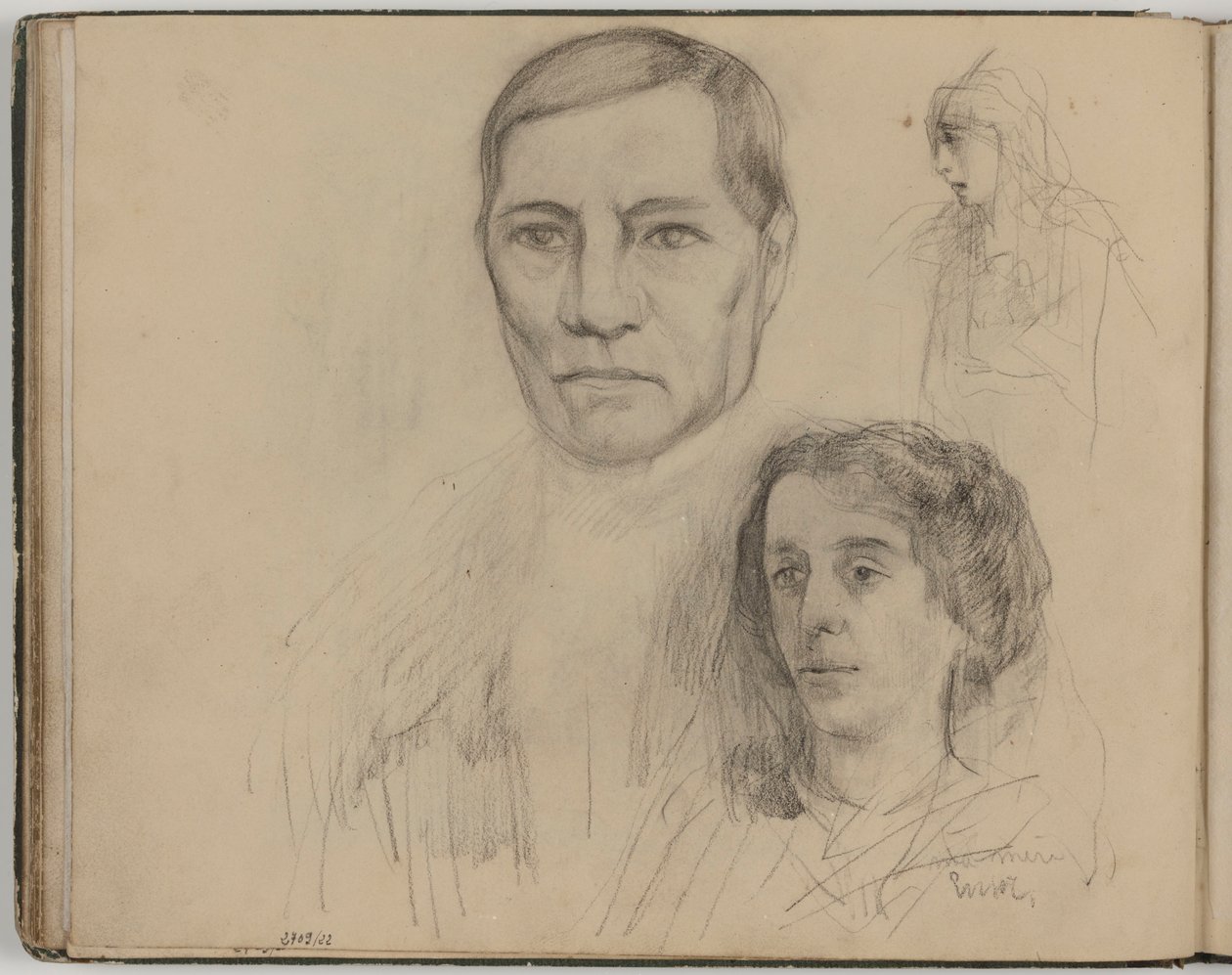Il padre (?) e la madre di Ensor da James Ensor