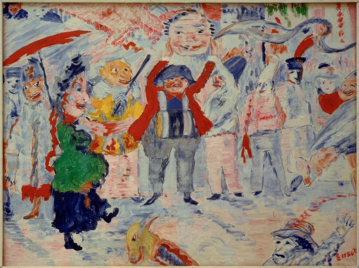 Carnevale nelle Fiandre da James Sidney Ensor
