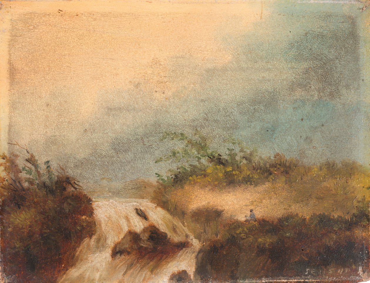 Paesaggio con cascate da James Ensor