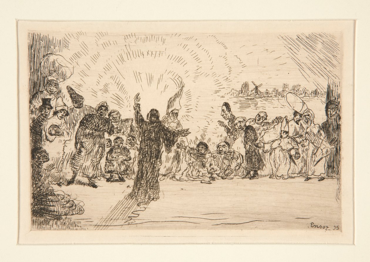 Il Cristo e i mendicanti da James Ensor
