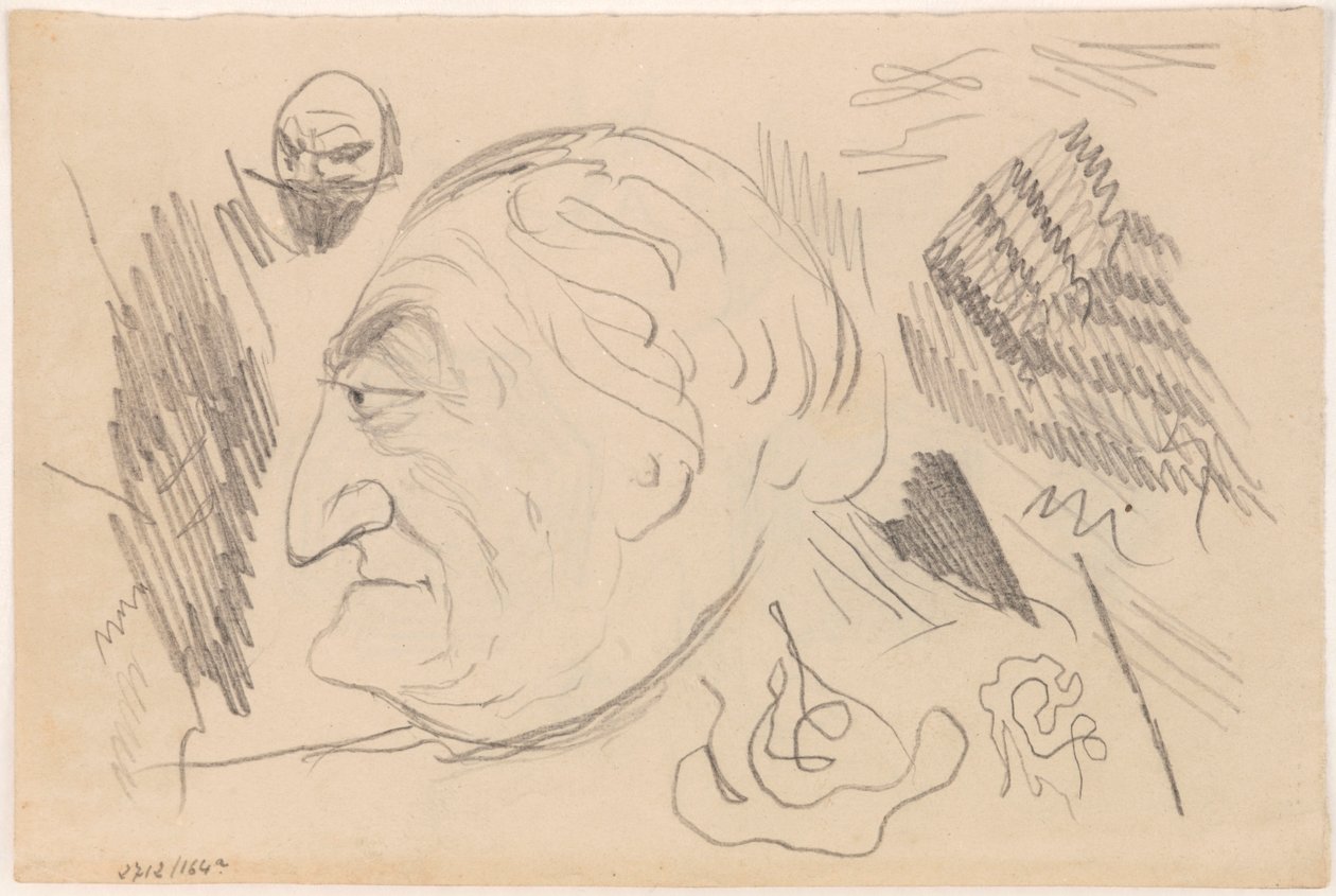 Uomo di profilo da James Ensor