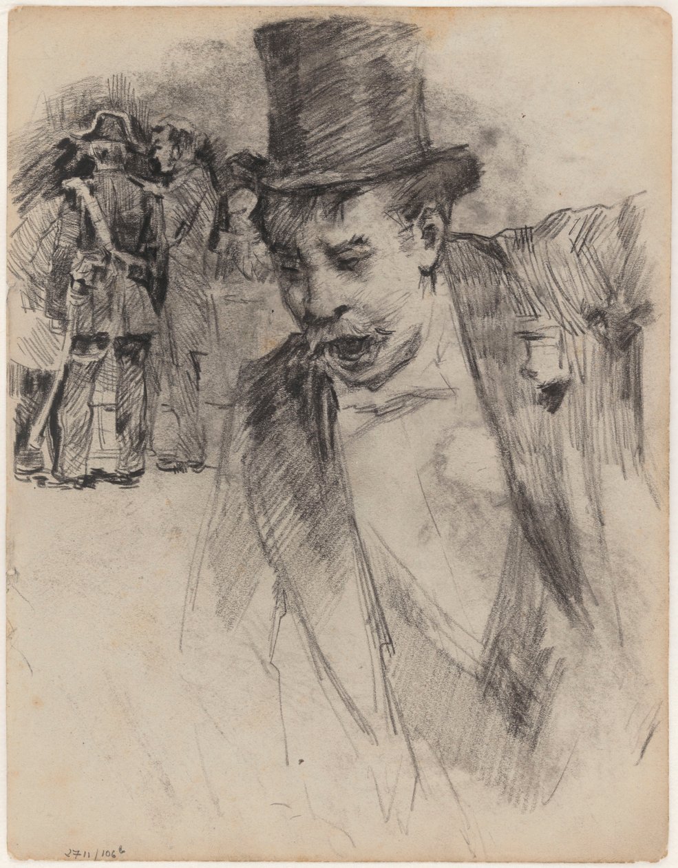 Uomo con cilindro da James Ensor