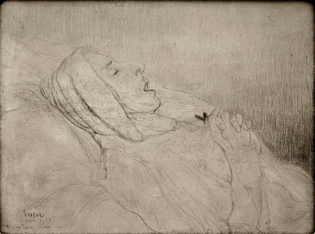 Mia madre morta da James Sidney Ensor
