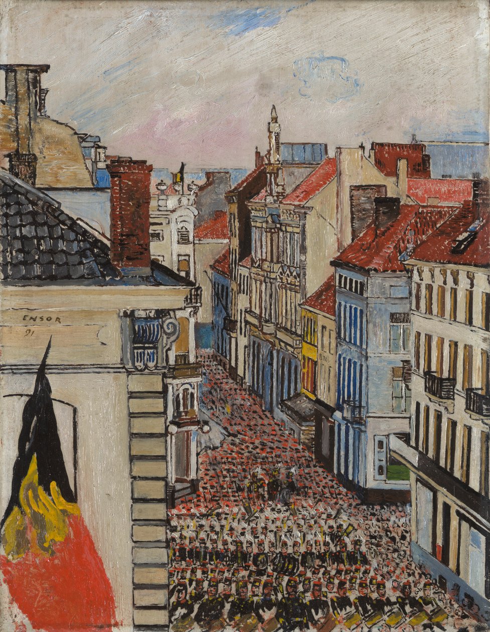 Musica in Vlaanderenstraat da James Ensor