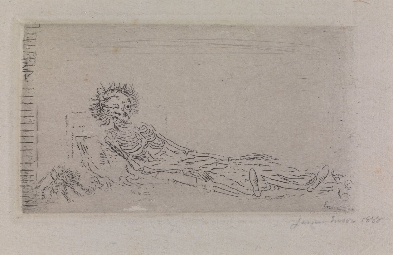 Il mio ritratto nel 1960 da James Ensor