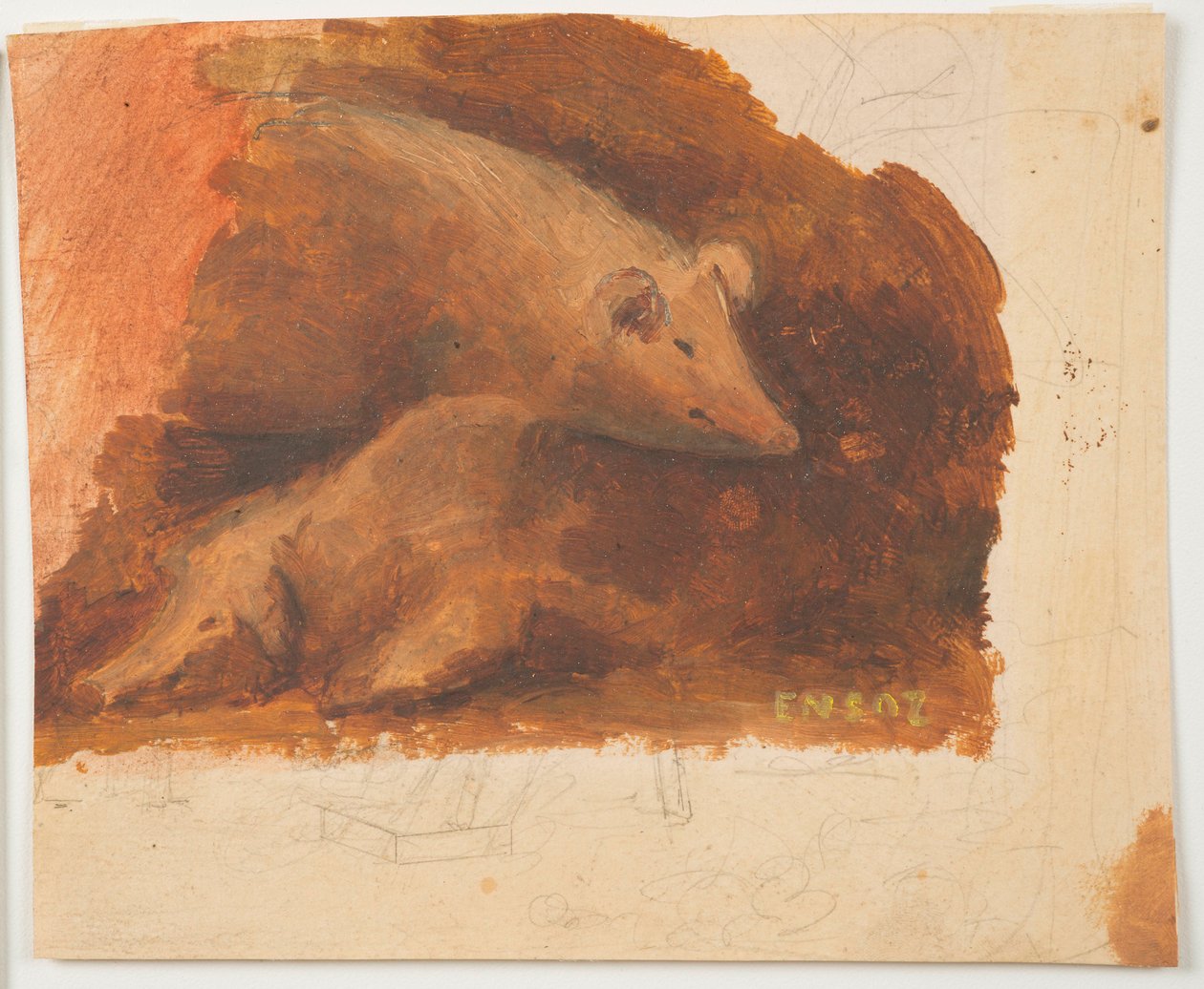 Schweine da James Ensor