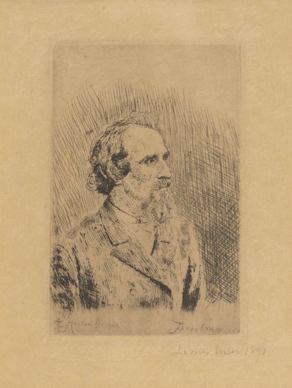 Ritratto di Hector Denis da James Ensor