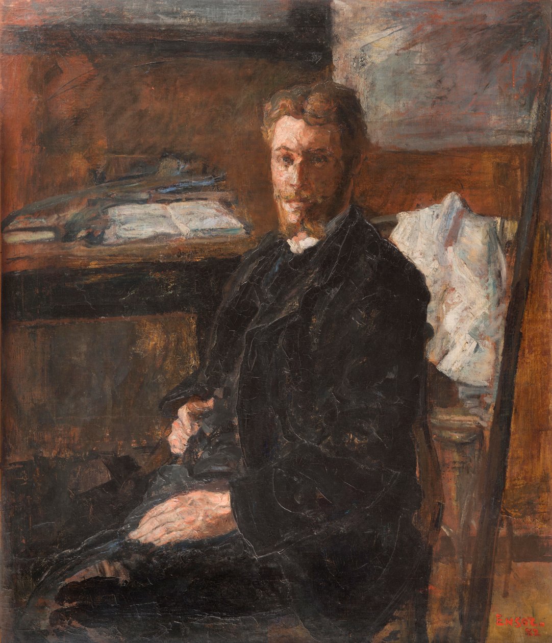 Ritratto di Willy Finch da James Ensor