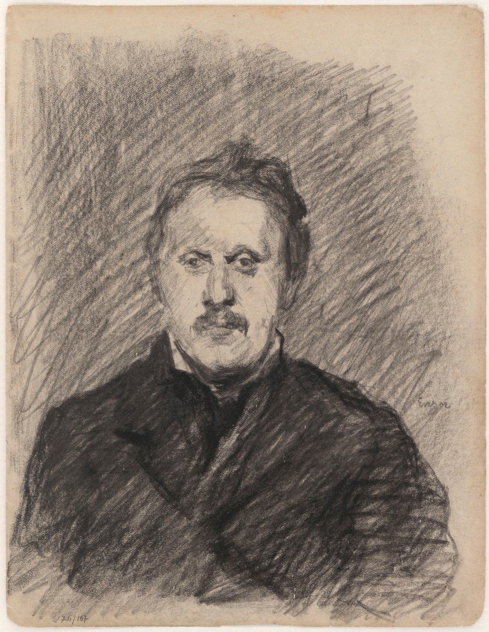 Ritratto di uomo da James Ensor