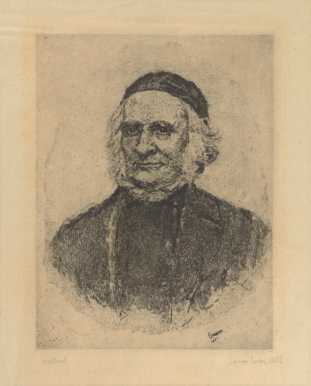 Ritratto del botanico svedese Elias Fries da James Ensor