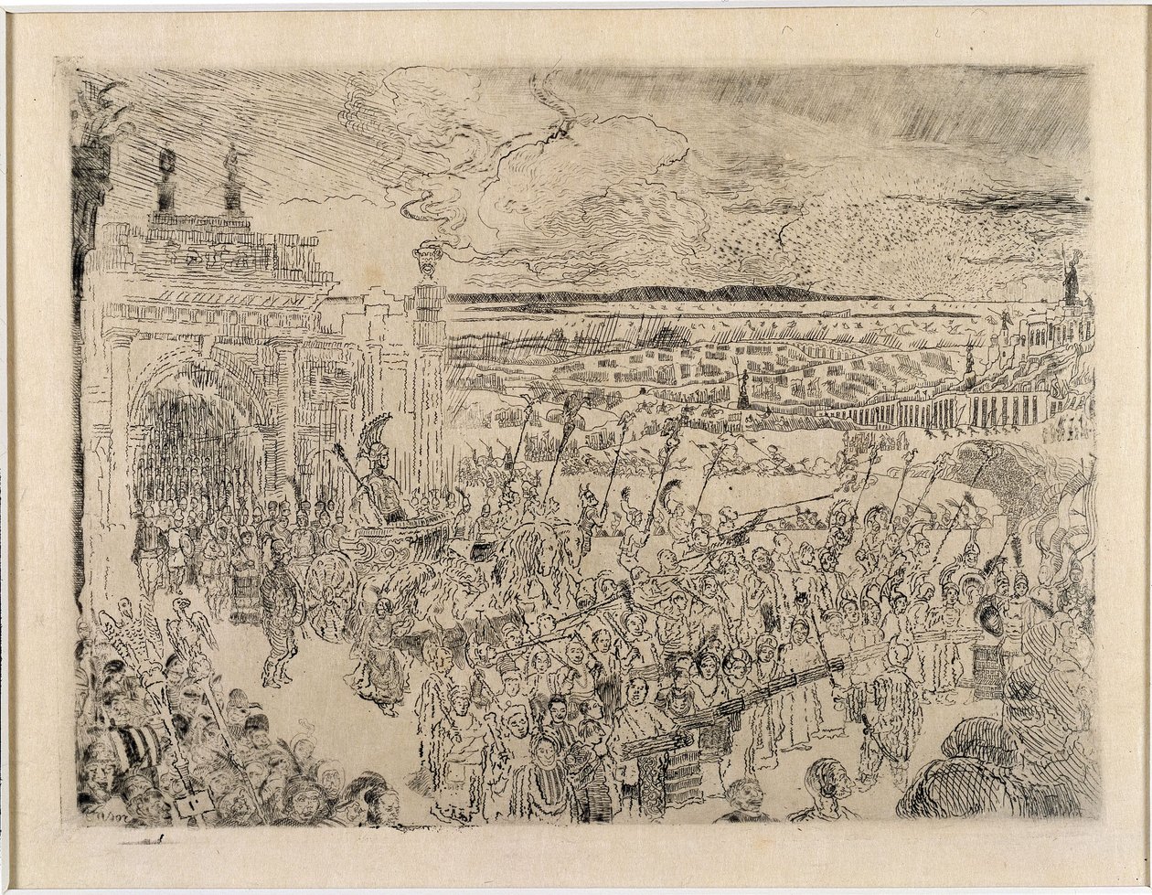 Trionfo romano da James Ensor