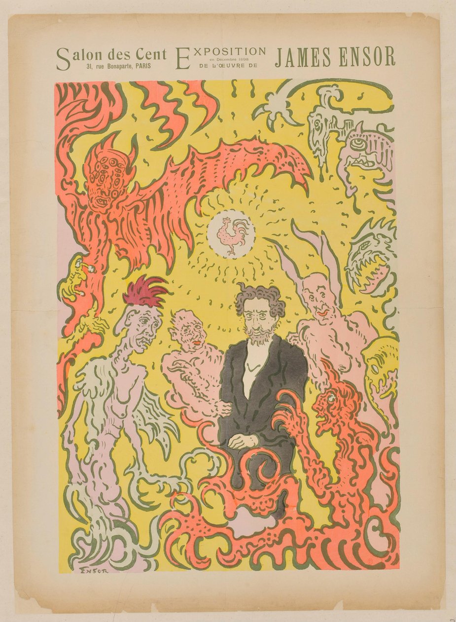 Salon des Cent. Dezember 1898 da James Ensor