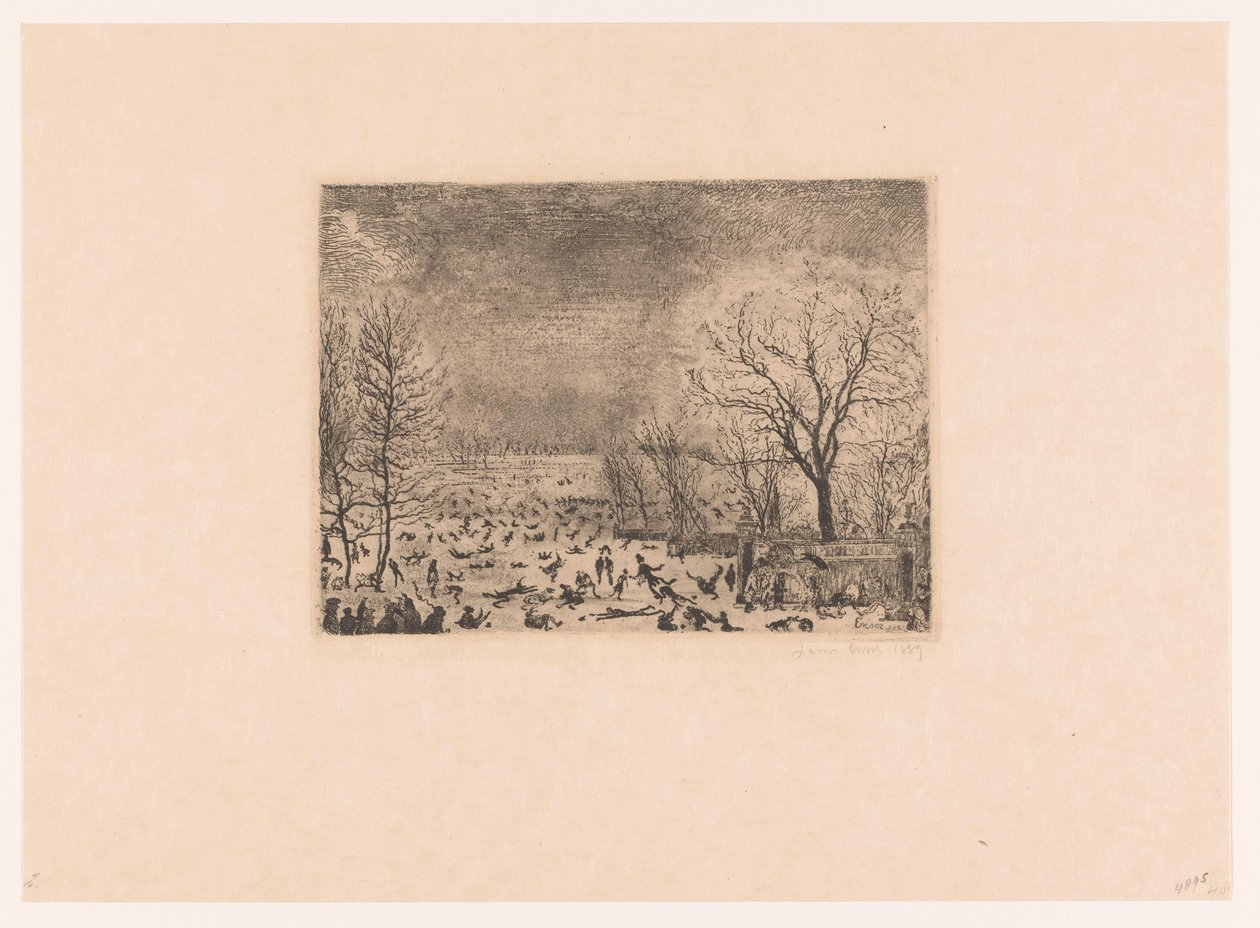 Pattinatori da James Ensor