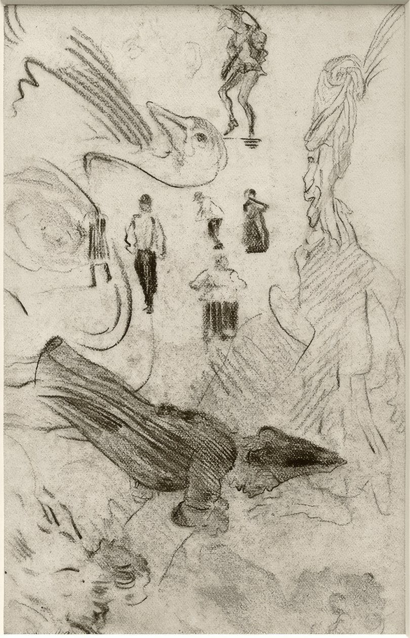 Silhouette e figure grottesche da James Sidney Ensor