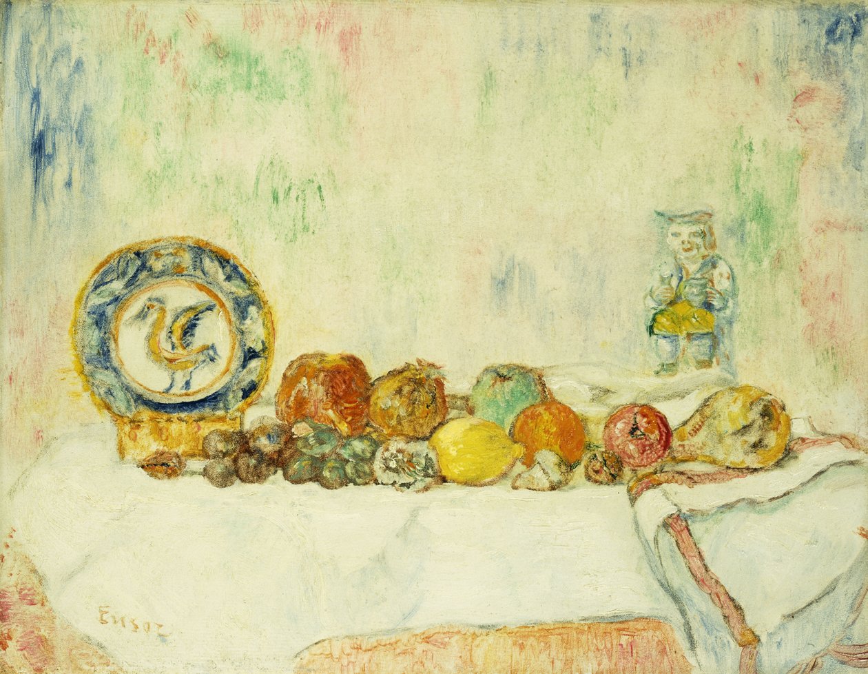 Natura morta con frutta da James Ensor