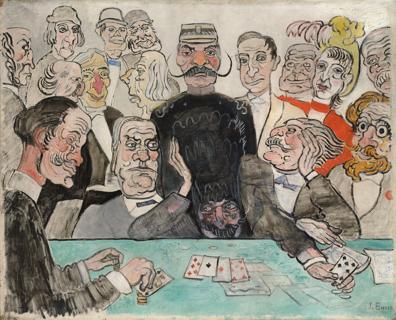 I Giocatori da James Ensor