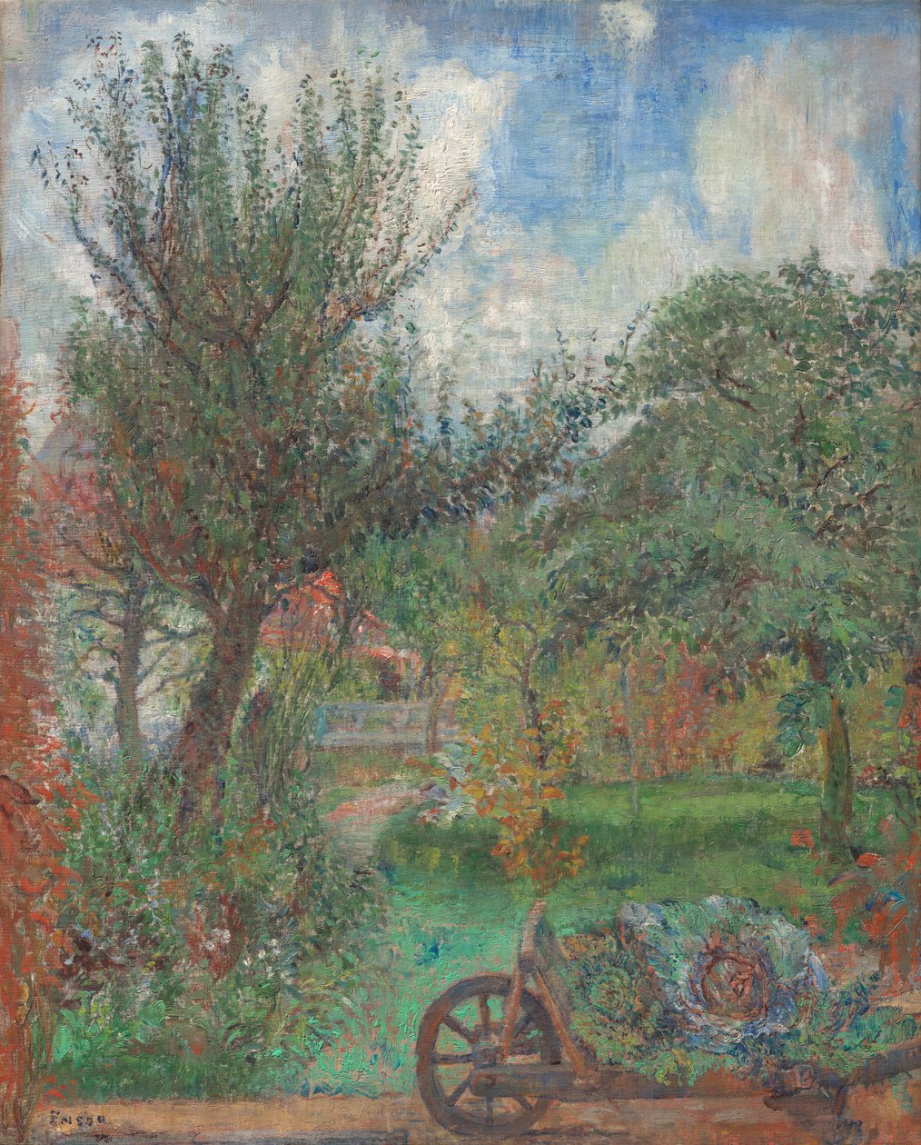 Il giardino della famiglia Rousseau da James Ensor