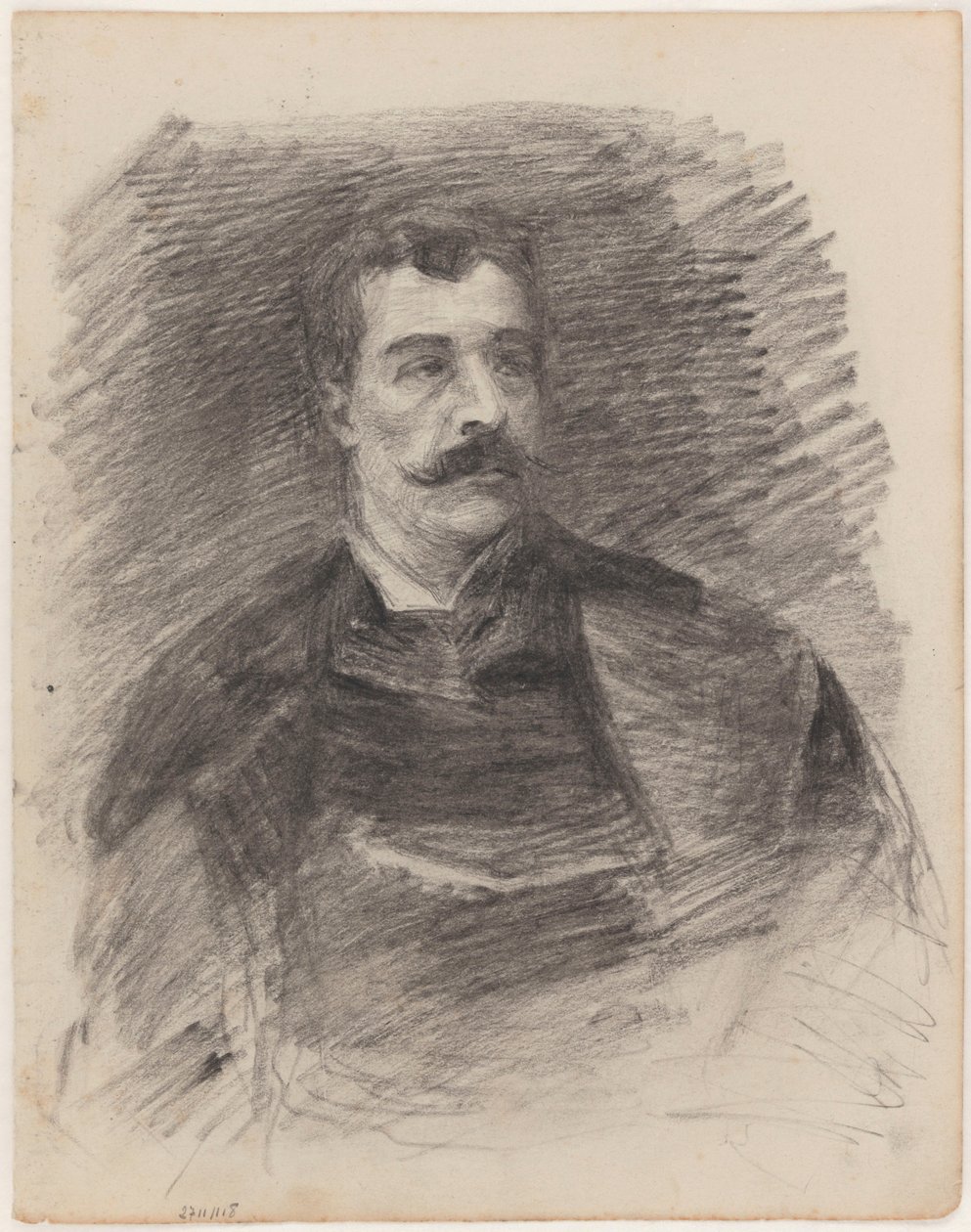 Il pittore Alfred Stevens da James Ensor