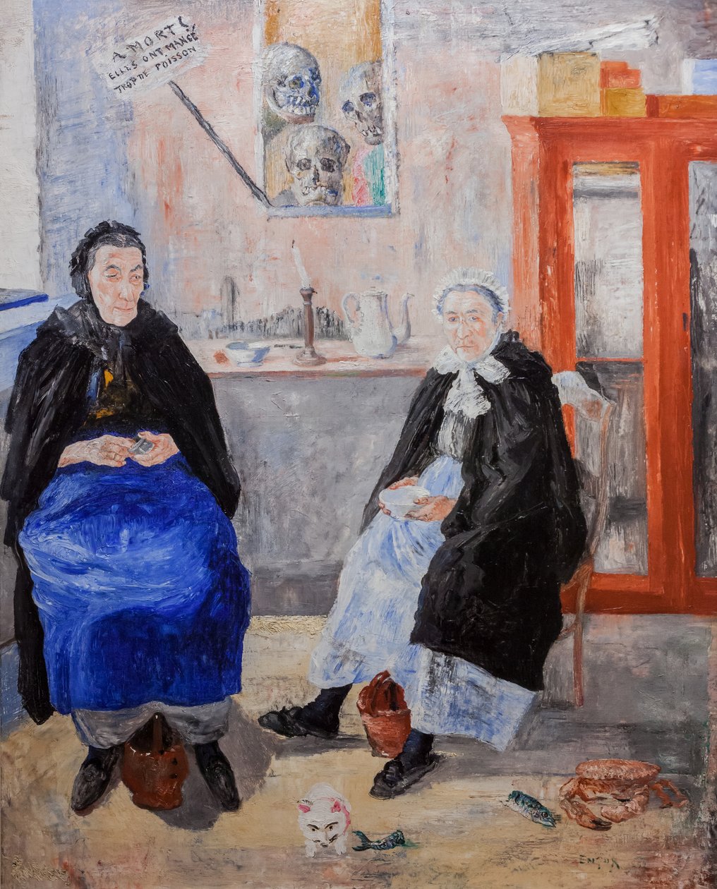 Le malinconiche ragazze pesce da James Ensor