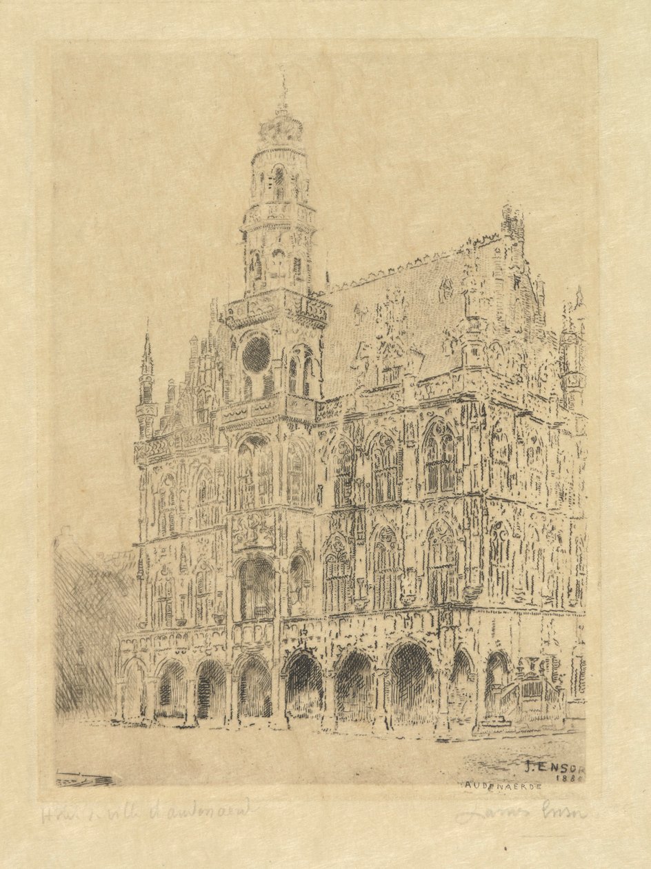 Municipio di Oudenaarde da James Ensor