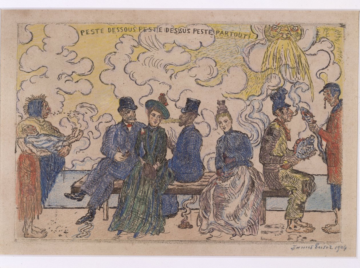 Disastro giù, disastro su, disastro ovunque da James Ensor