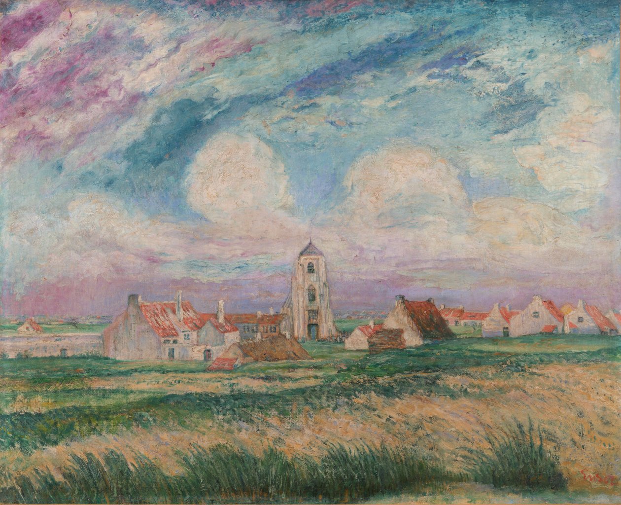 Veduta di Mariakerke da James Ensor