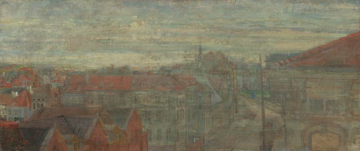 Vista di Phnosia. Onde luminose e vibrazioni da James Ensor