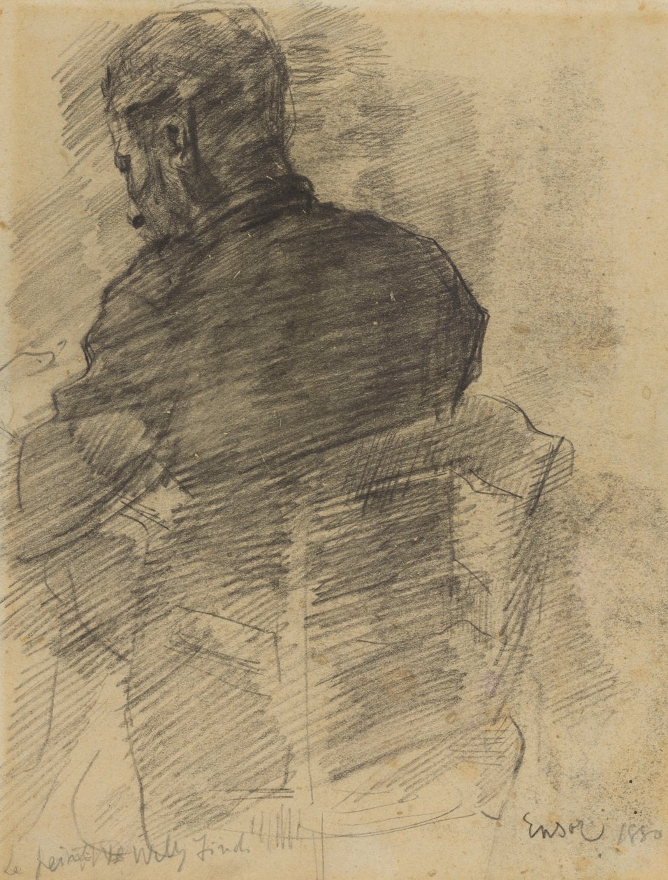 Willy Finch visto da dietro da James Ensor