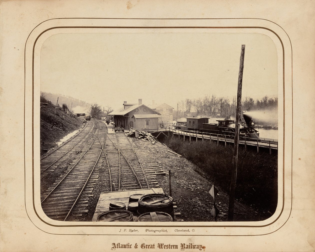 Atlantic  Great Western Railway, 1862 (foto) da James F. Ryder