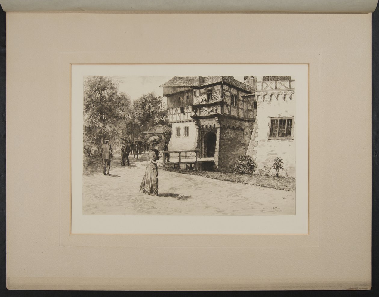 Il portale del castello tedesco, Midway Plaisance da James Fagan