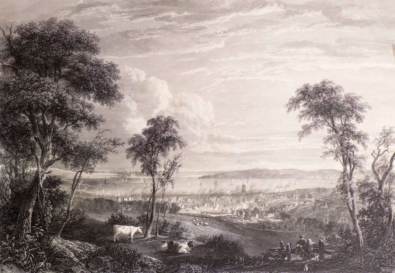 Vista di Dundee da Balgay Hill da James Fenton