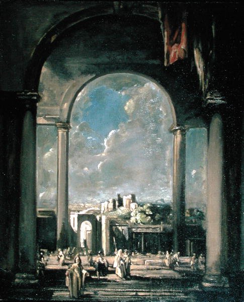 Figure sotto un arco da James Ferrier Pryde