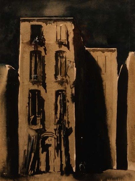 Il quartiere povero, c.1911 da James Ferrier Pryde