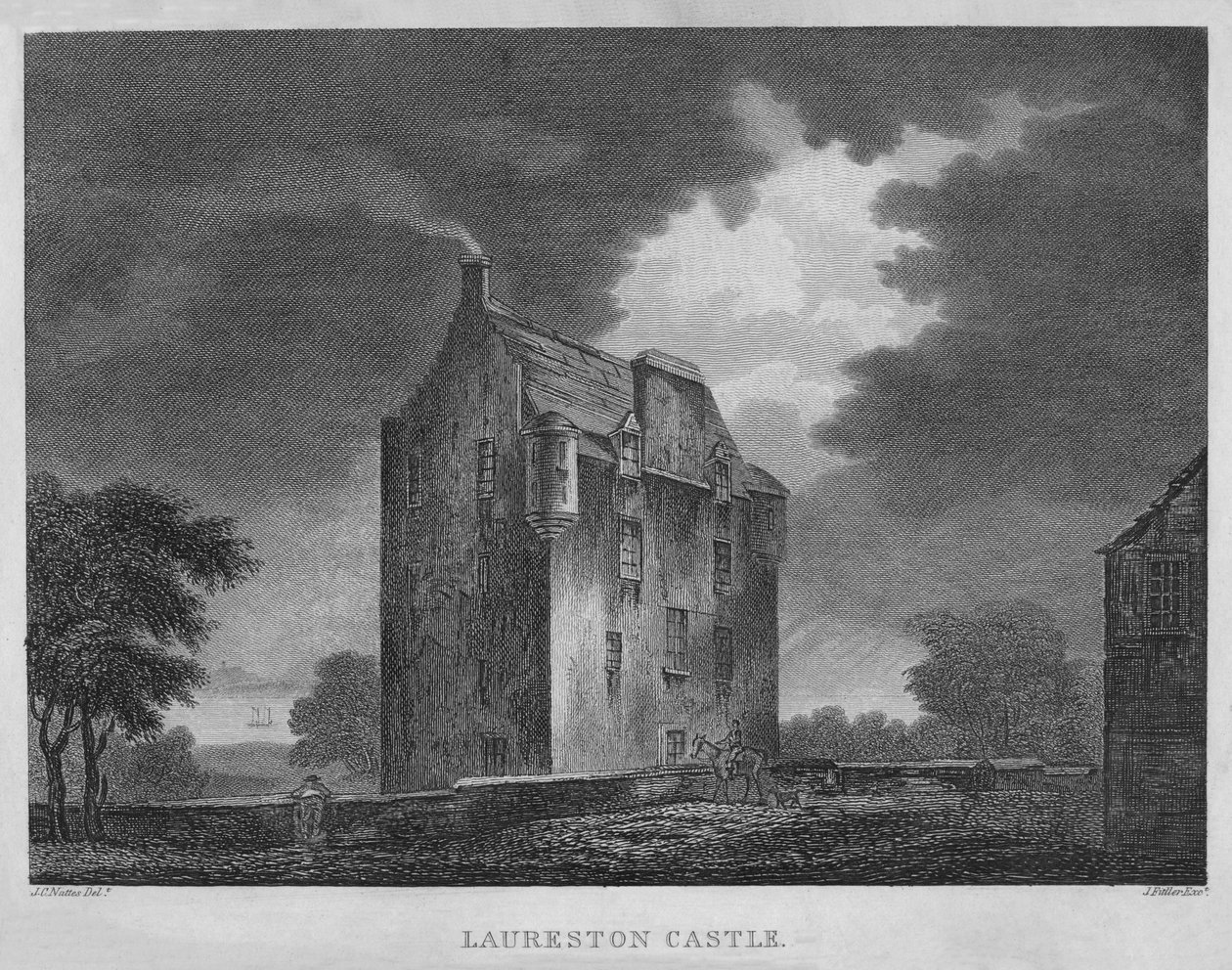 Castello di Laureston da James Fittler