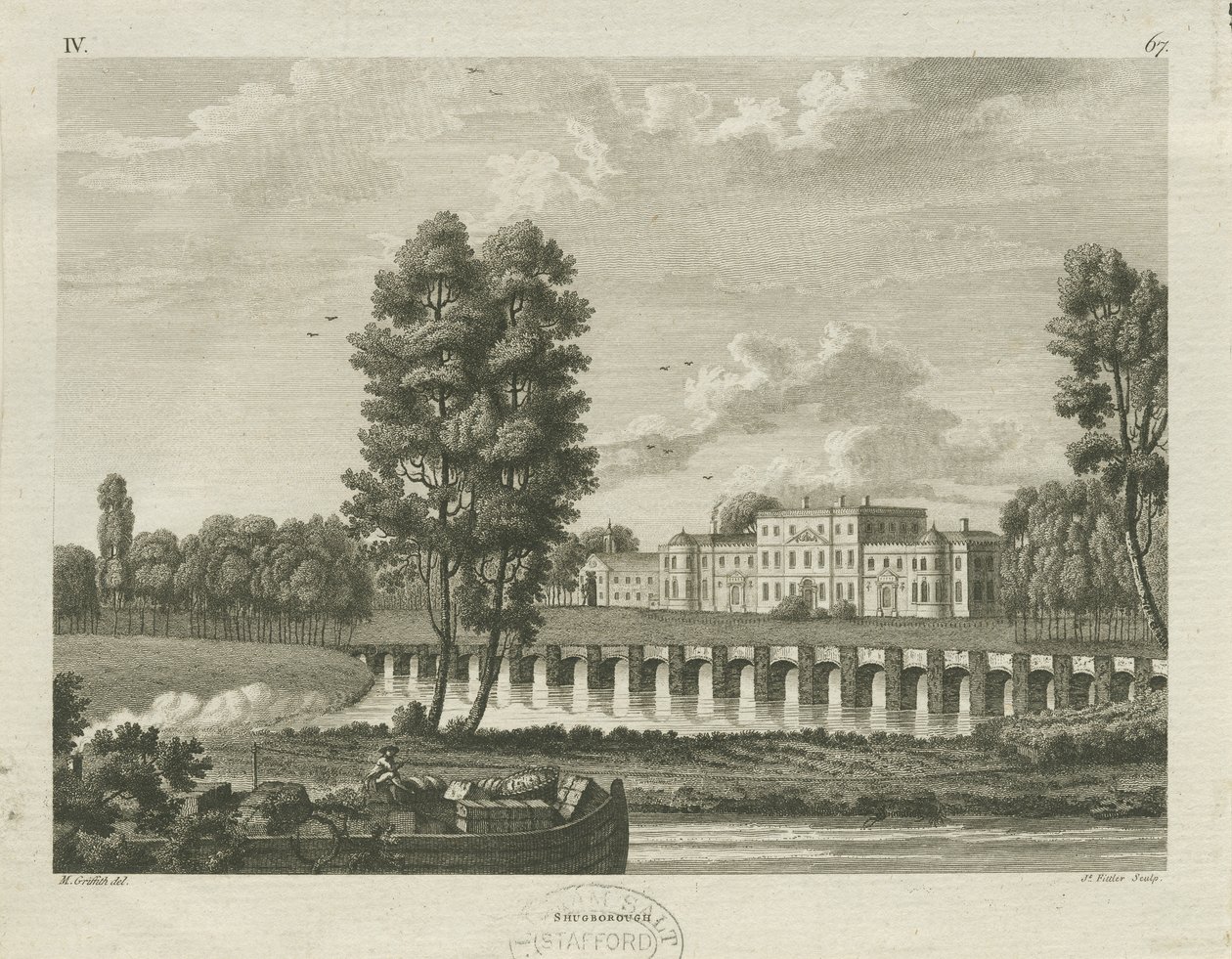 Shugborough Hall da James Fittler