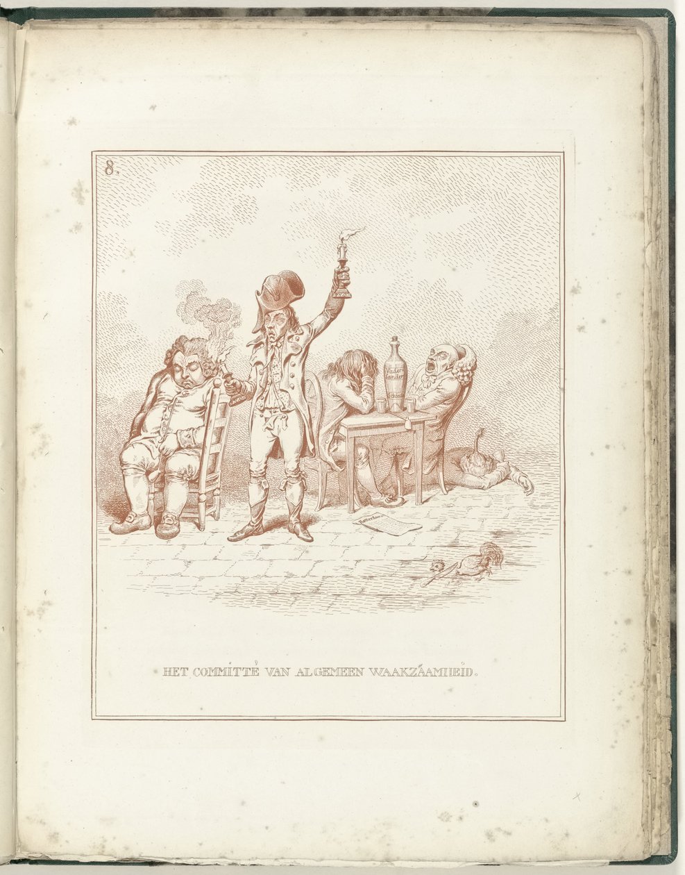 Comitato di Vigilanza Generale, 1795 da James Gillray (possibly)
