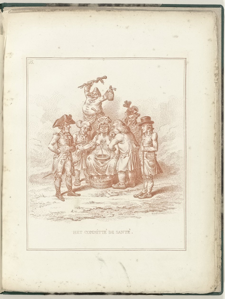Comitato di Salute, 1795 da James Gillray (possibly)