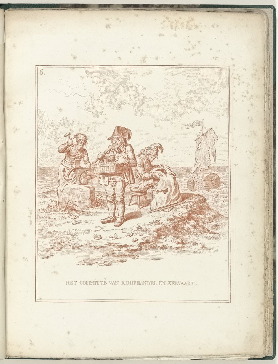 Comitato di Commercio e Navigazione, 1795 da James Gillray (possibly)
