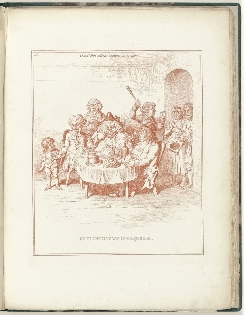 Comitato per i bisognosi, 1795 (Hollandia Regenerata) da James Gillray (possibly)