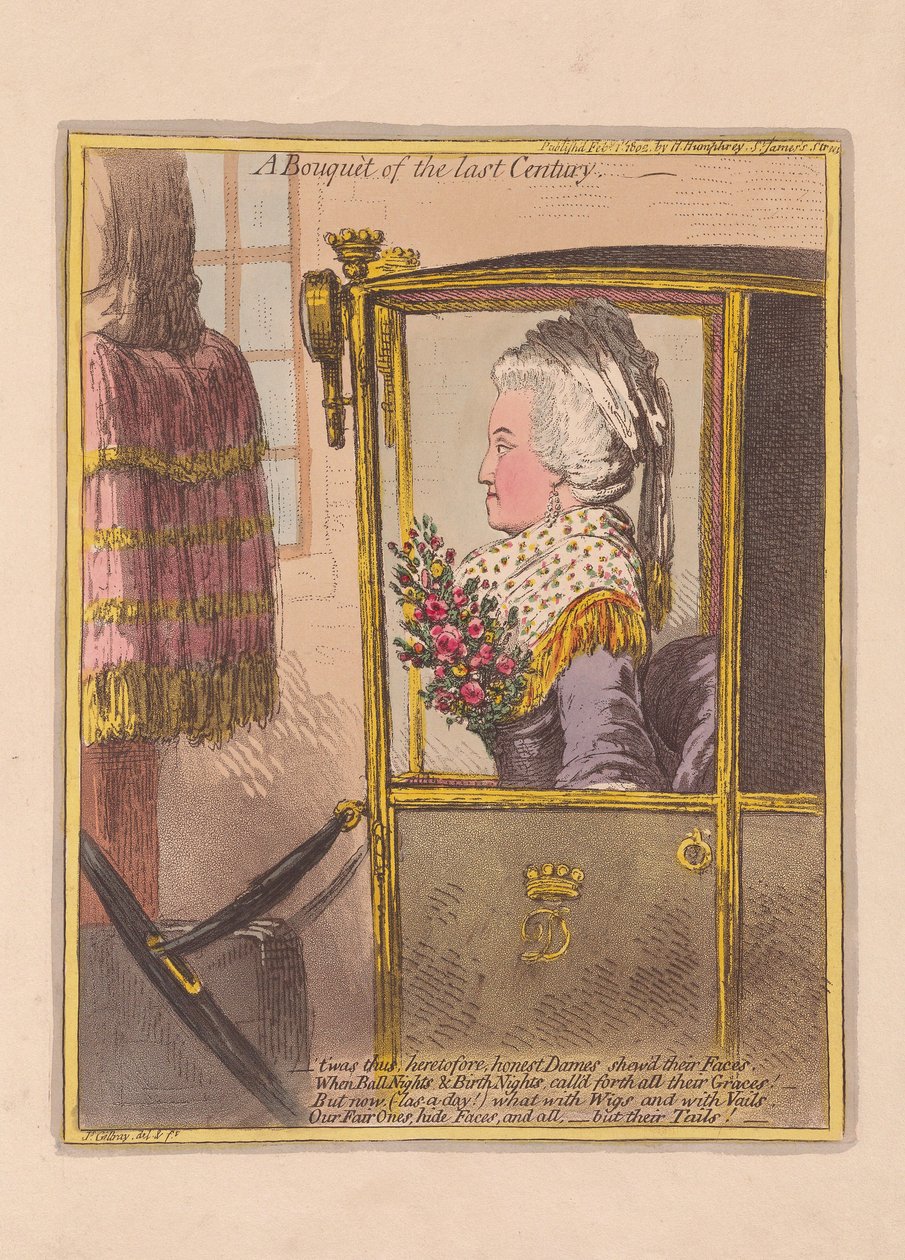 Un bouquet del secolo scorso da James Gillray