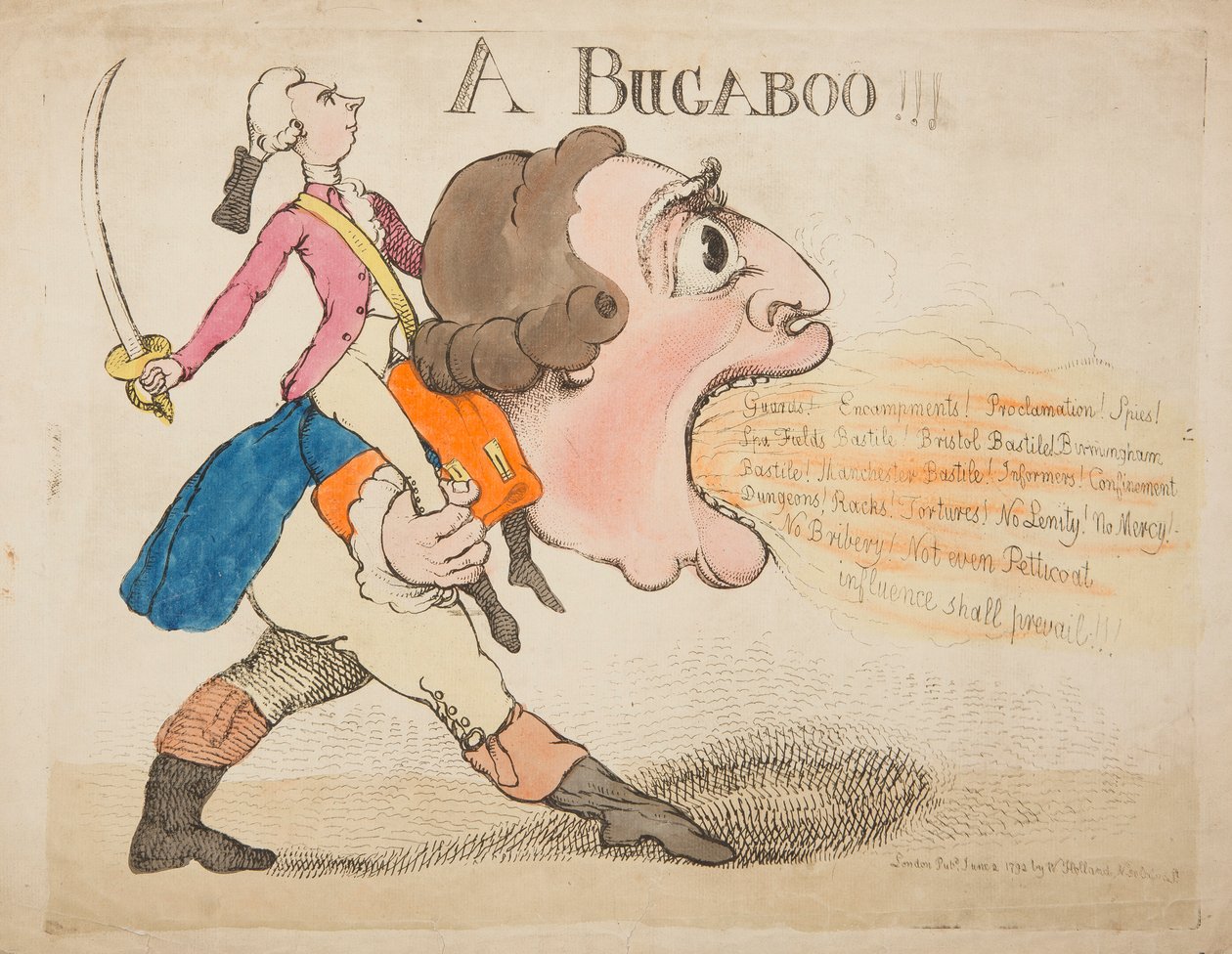 Un Bugaboo!!! 1792 da James Gillray