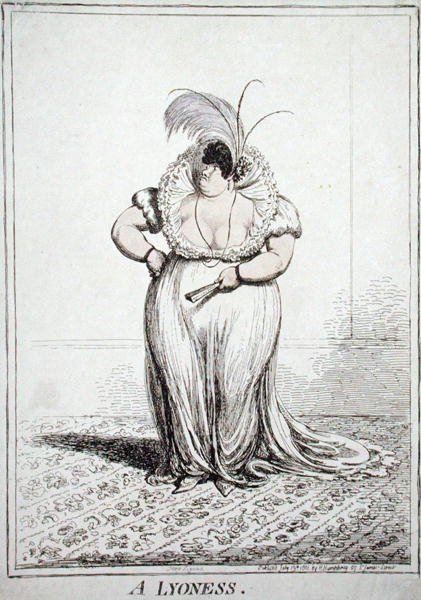 Una leonessa da James Gillray